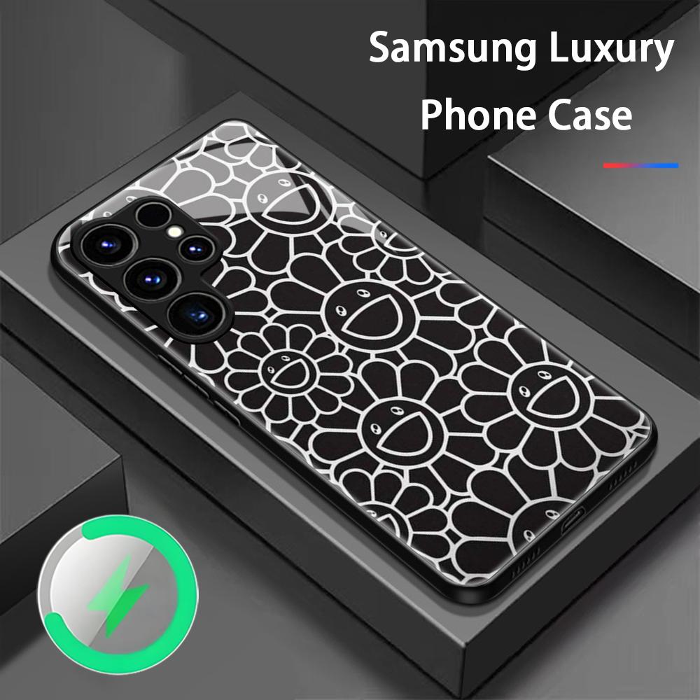 Phone Cases Galaxy S25 - 해바라기 일본 그림 무라카미 폰 케이스
