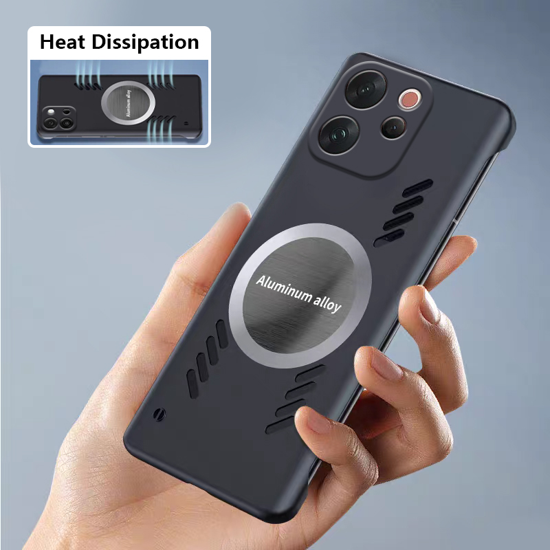 Heat Dissipation Case - 비루이크 VIVO V70 베젤리스 케이스 마그네틱