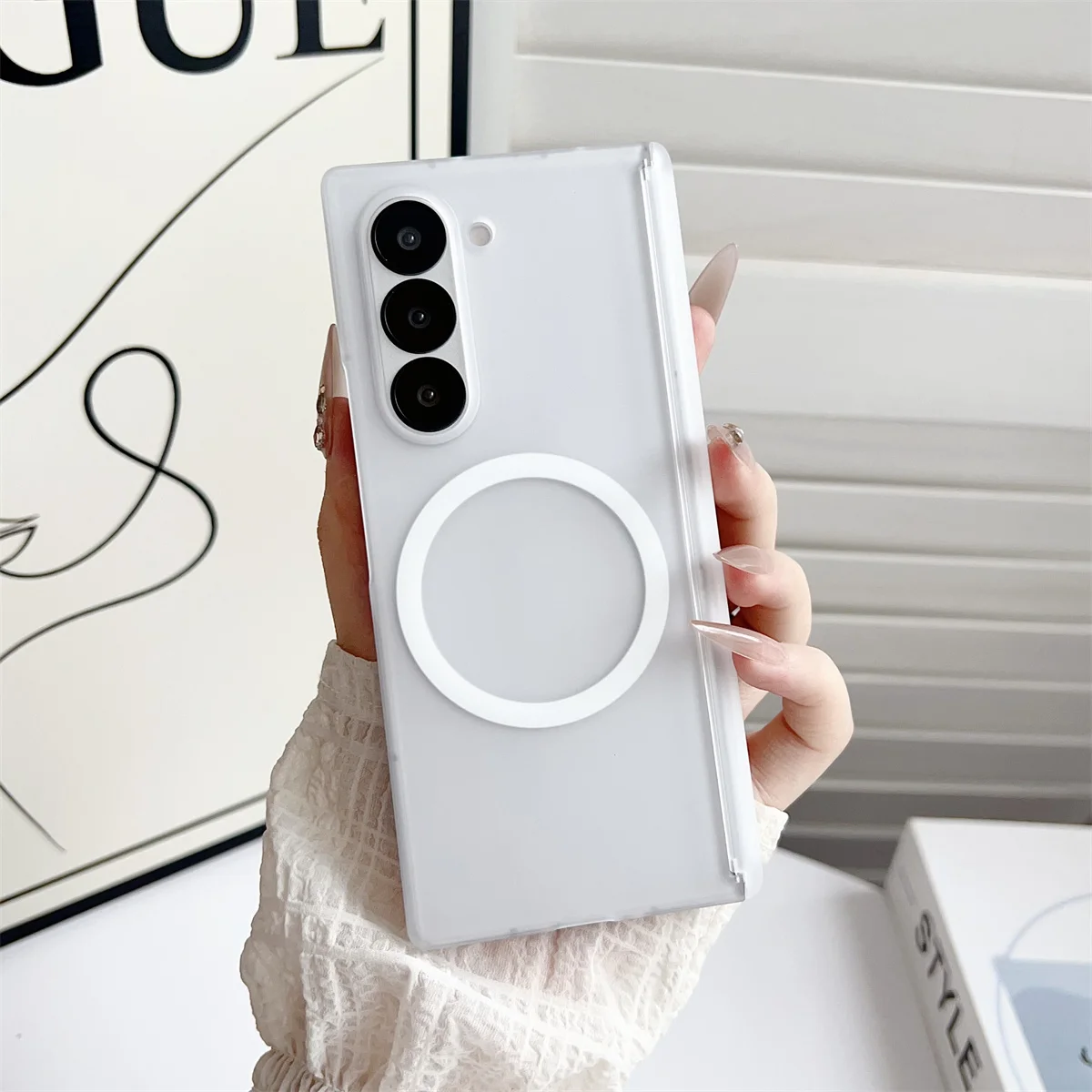 Matte Frosted Case - 삼성 갤럭시 Z 폴드 7 6