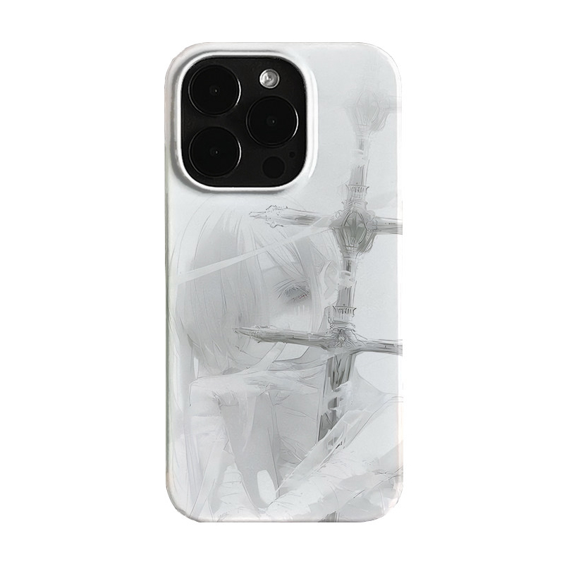 Phone Cases Girly - 아름다운 애니메이션 소녀 검 무늬 멋진