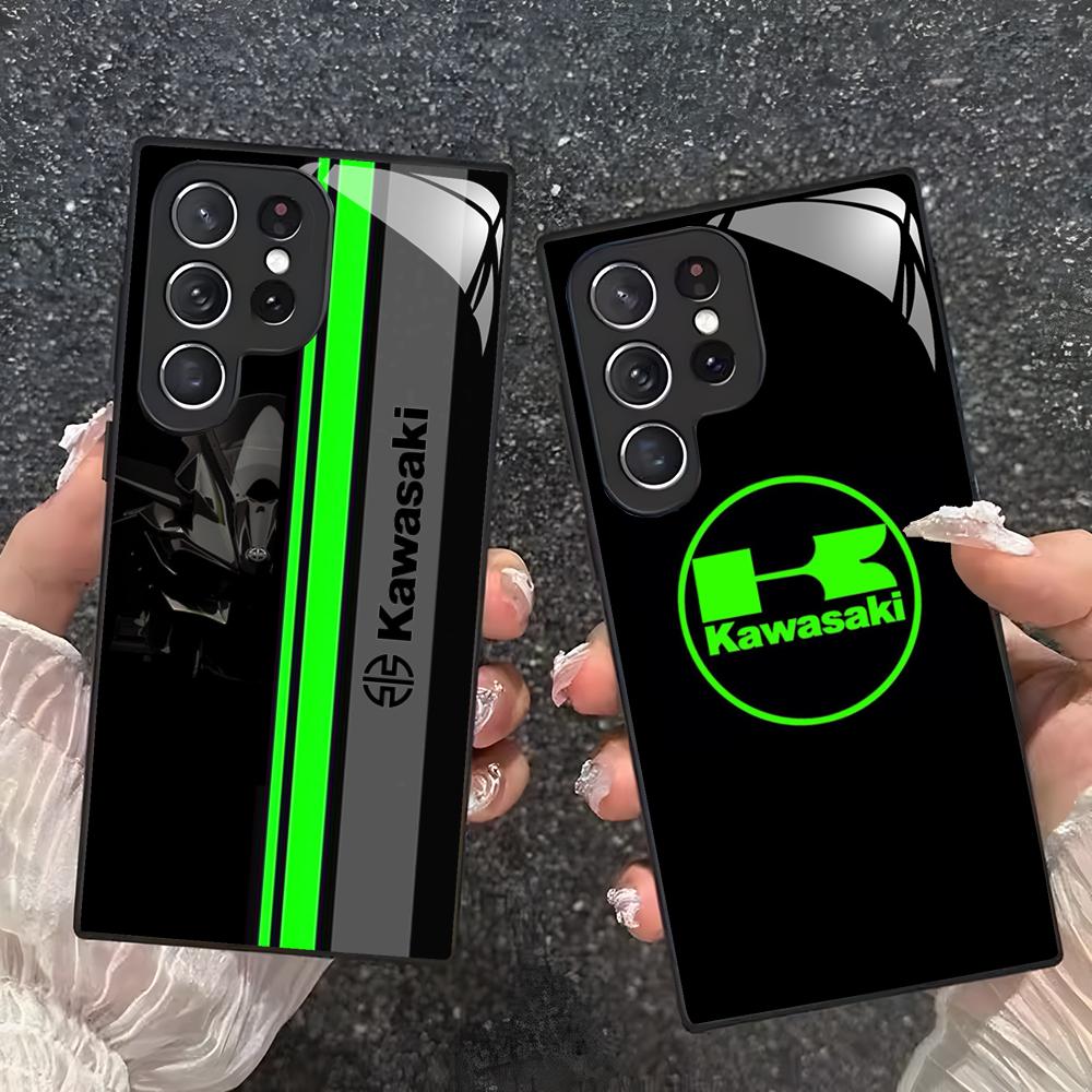 Phone Cases Galaxy S25 - 핫한 오토바이 카와사키ES 폰 케이스 삼성