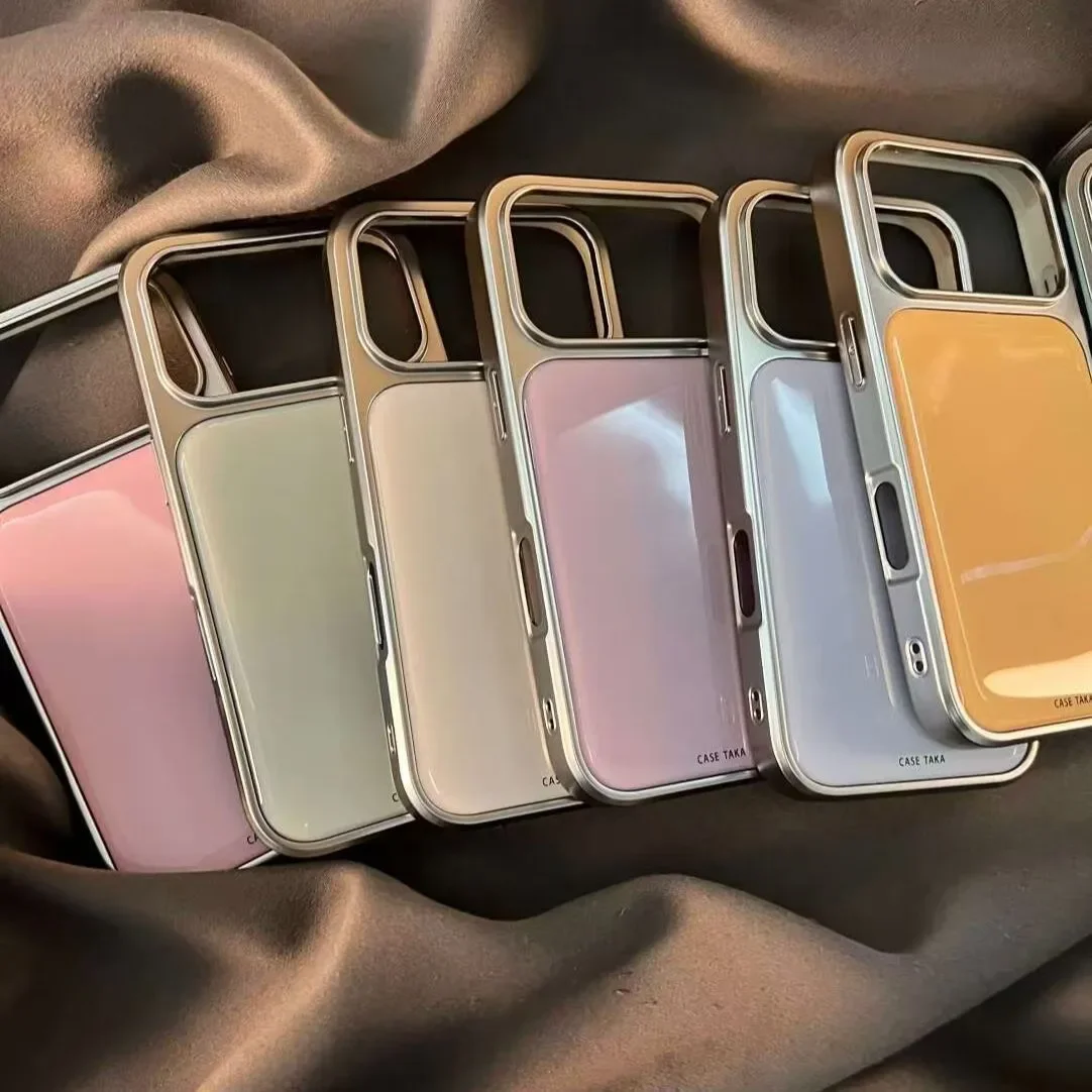 Phone Cases Y2K - INS 한국 캔디 컬러 전기도금 드립