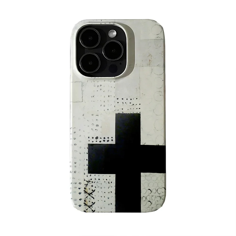 Buy Phone Cases - 핫세일 레트로 적십자 아트 젤리 폰케이스
