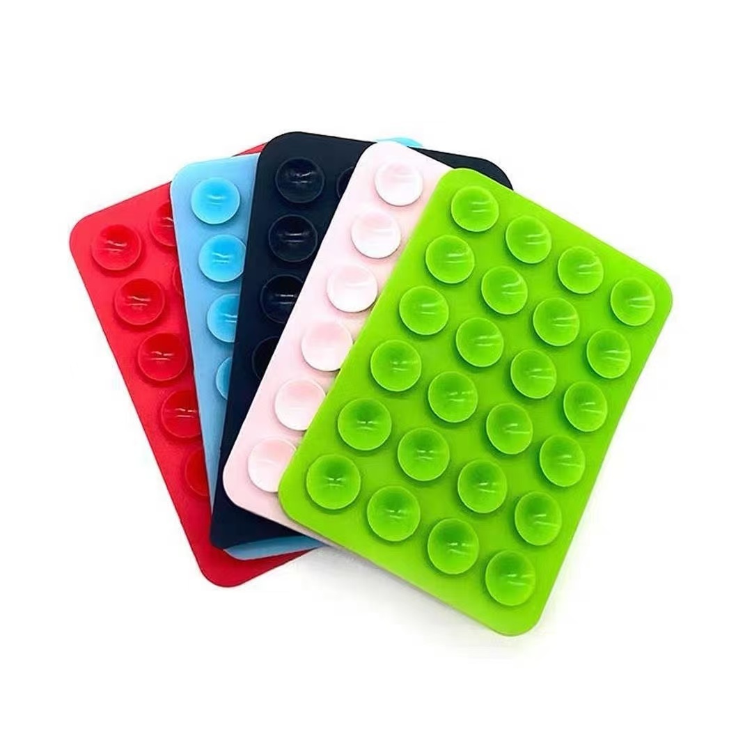 Phone Cases Apple - 실리콘 흡착식 휴대폰 거치대 사각형 미끄럼