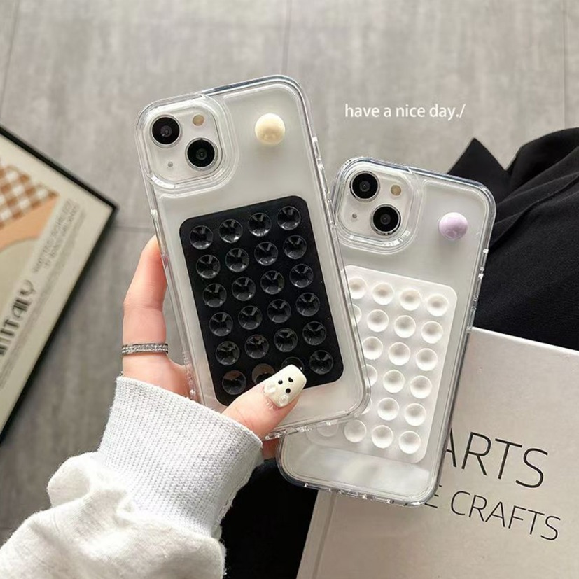 Phone Cases Apple - 실리콘 흡착식 휴대폰 홀더 매트 다기능