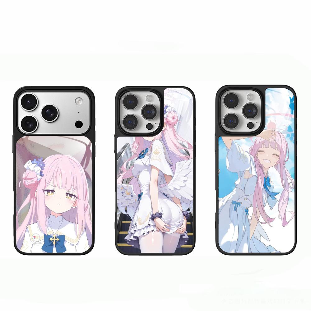 핫 블루 아카이브 미카 폰 케이스 아이폰 17 16 e - Phone Cases Apple 리뷰 및 가격