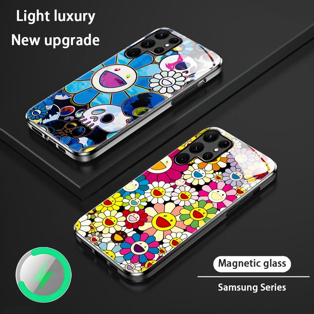 해바라기 일본 그림 무라카미 폰 케이스 삼성 S26 S - Phone Cases Galaxy S25 리뷰 및 가격