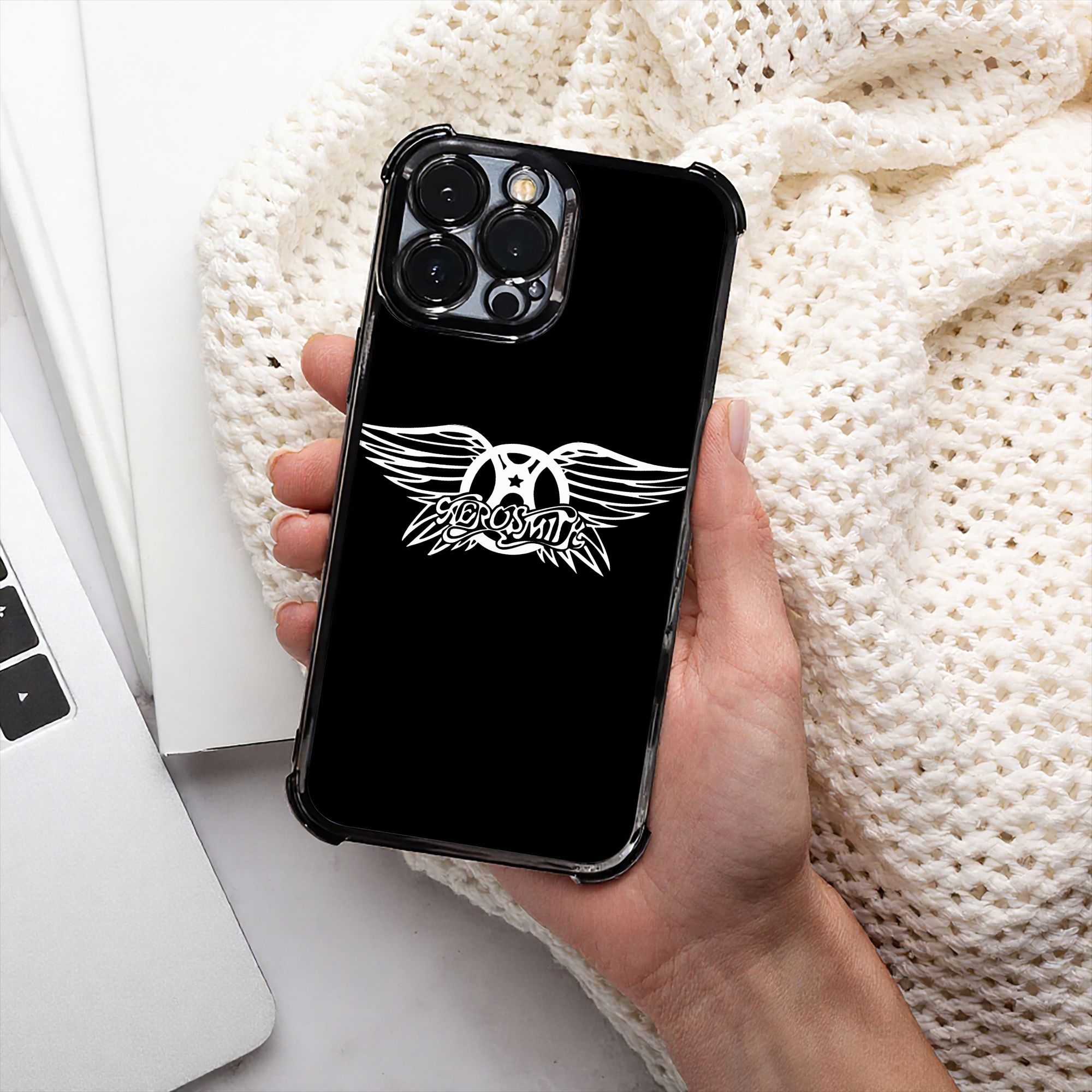 밴드 록 메탈 폰 케이스 에어로스미스 전기도금 공정 아 - Phone Cases Metal 리뷰 및 가격