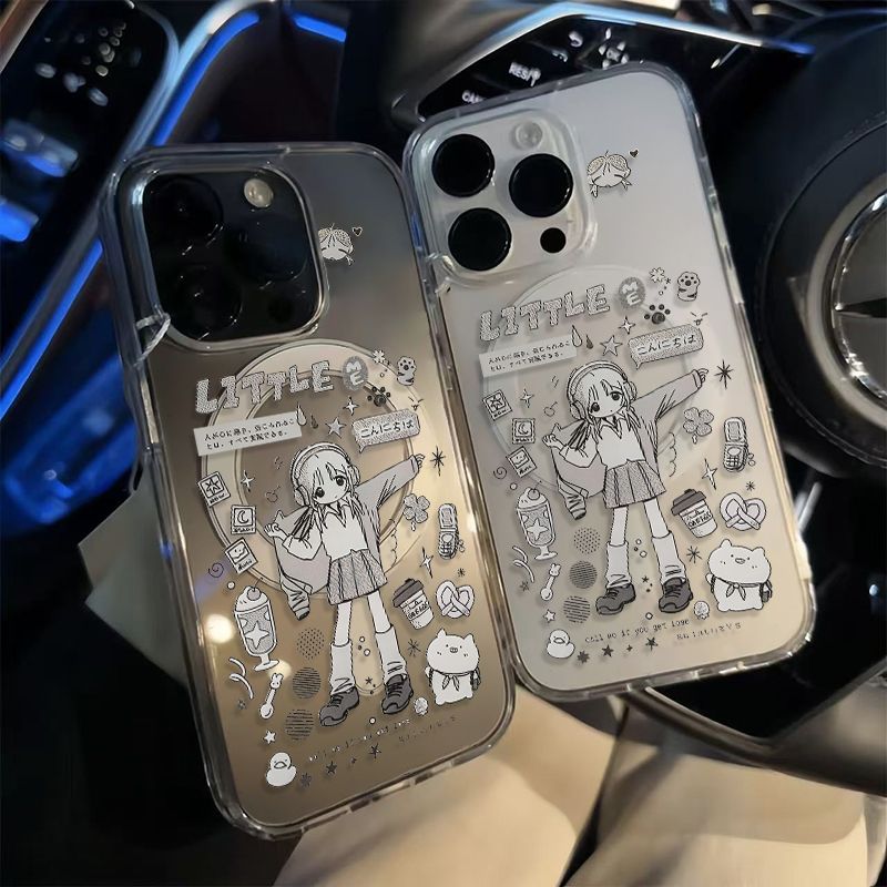 귀여운 애니메이션 달콤한 애니메이션 소녀 자석형 아이폰 - Phone Cases Girly 리뷰 및 가격