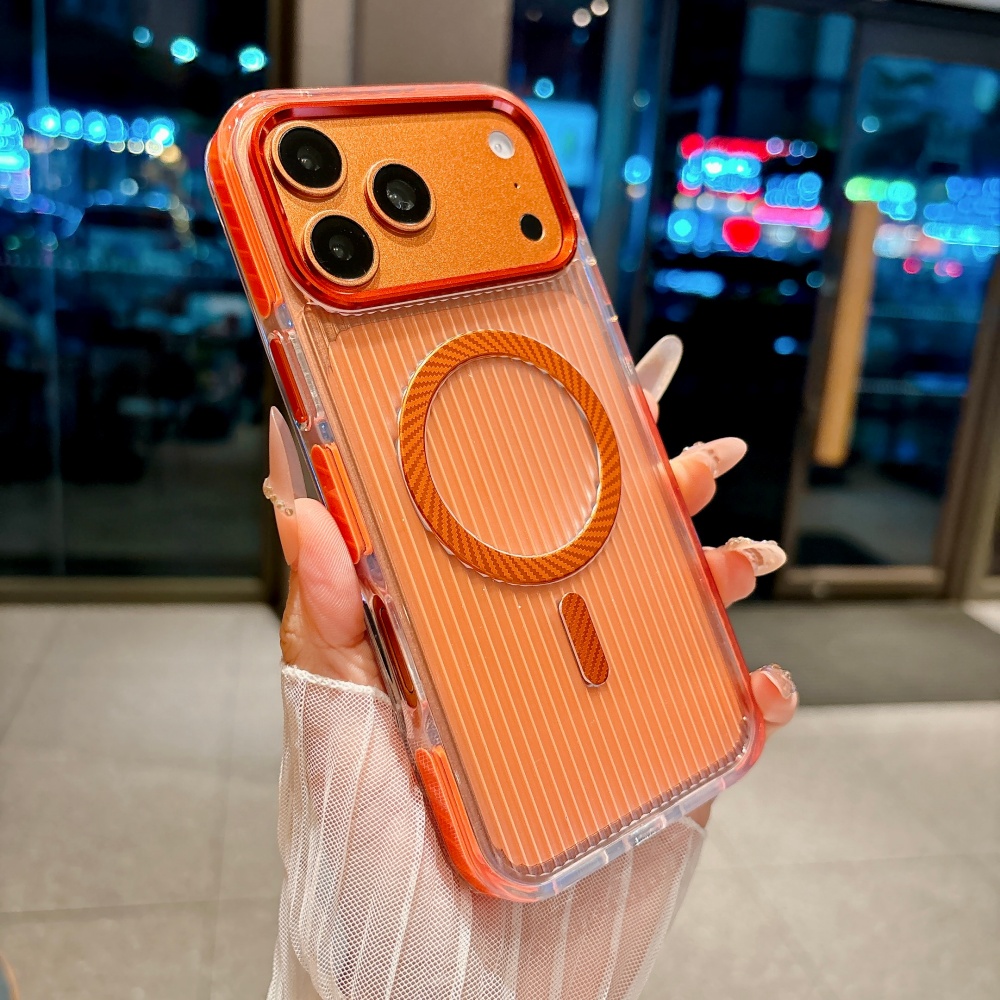 MagSafe 마그네틱 폰 케이스용 세로 줄무늬 충격  - Phone Cases With Camera Cover 리뷰 및 가격
