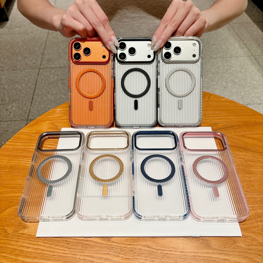MagSafe 마그네틱 폰 케이스용 세로 줄무늬 충격  - Phone Cases With Camera Cover 리뷰 및 가격