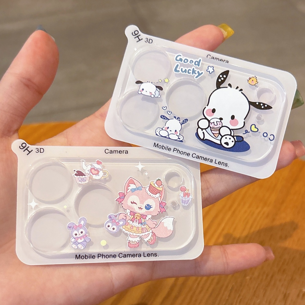 귀여운 만화 캐릭터 카메라 보호 렌즈 필름 아이폰 15 - Phone Cases With Camera Cover 리뷰 및 가격
