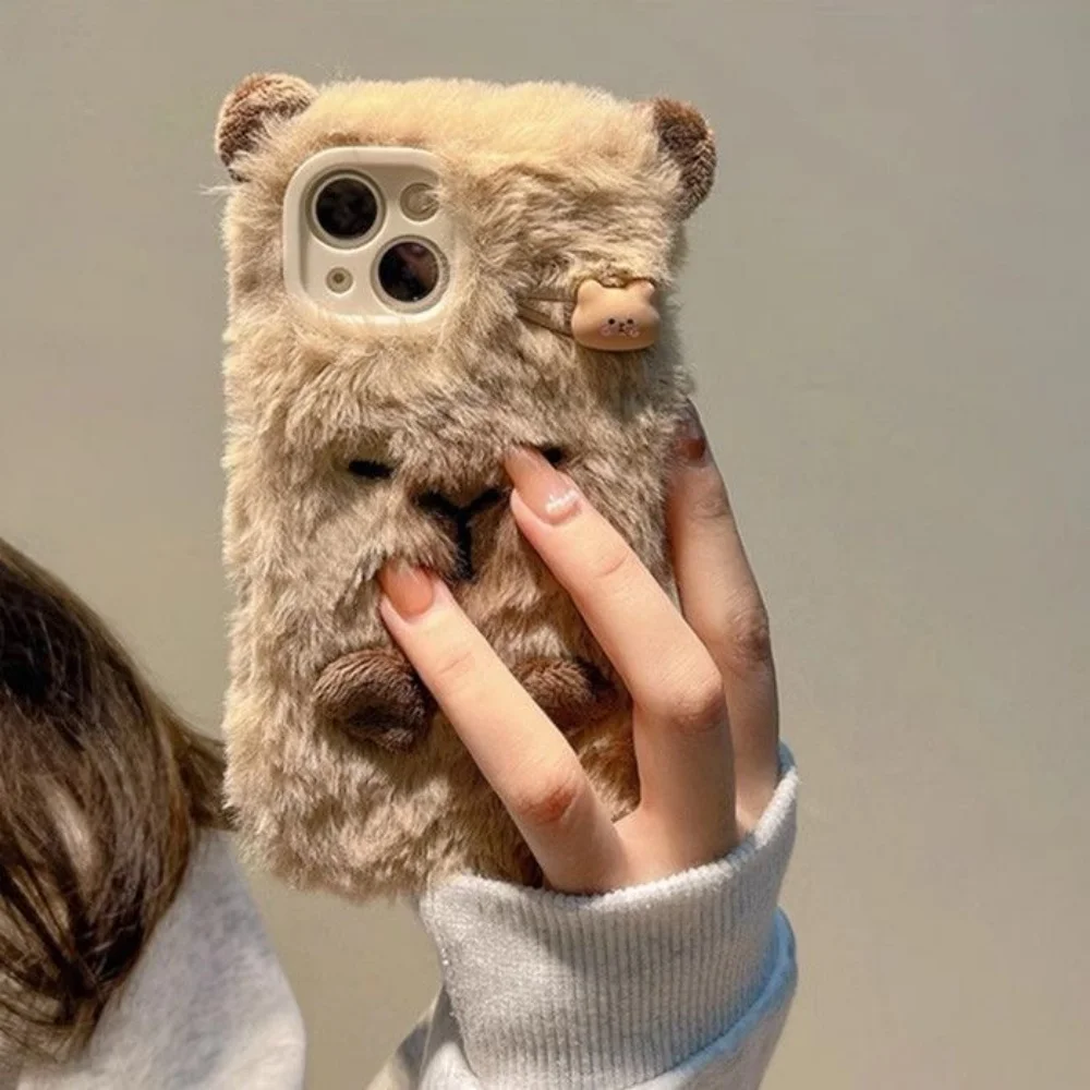 럭셔리 카피바라 플러피 퍼 폰 케이스 아이폰17 에어  - Phone Cases Apple 리뷰 및 가격