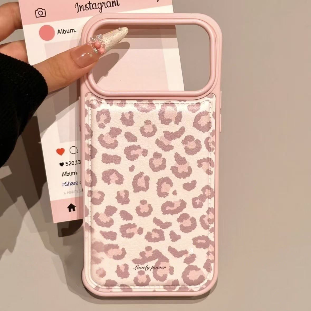심플한 한국 핑크 레트로 레오파드 패턴 아이폰 17 A - Phone Cases Drop Proof 리뷰 및 가격