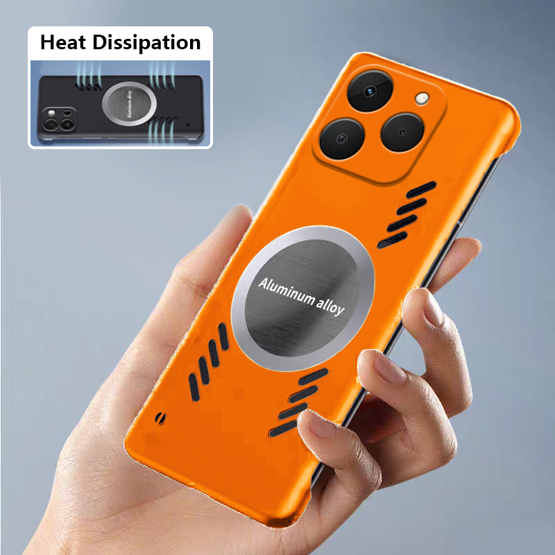 리얼미 15T용 비루이크 베젤리스 케이스, 마그네틱 부 - Heat Dissipation Case 리뷰 및 가격