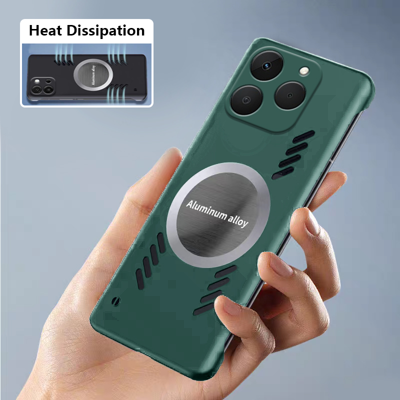 리얼미 15T용 비루이크 베젤리스 케이스, 마그네틱 부 - Heat Dissipation Case 리뷰 및 가격