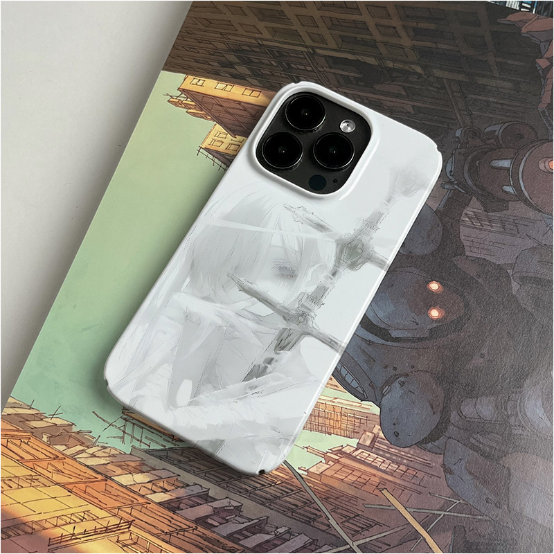 아름다운 애니메이션 소녀 검 무늬 멋진 젤리 폰 케이스 - Phone Cases Girly 리뷰 및 가격