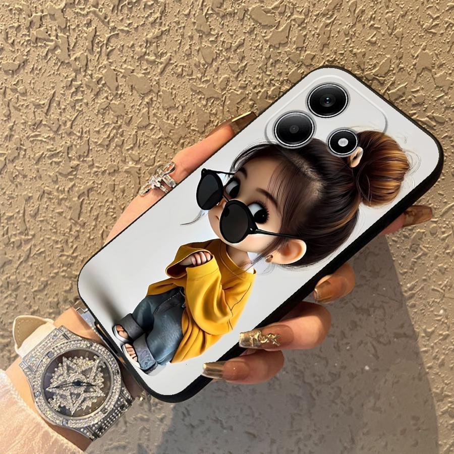 만화 소녀 패턴 푼다 폰 커버 케이스 (샤오미 레드미  - Phone Cases Girly 리뷰 및 가격
