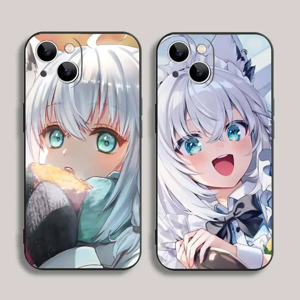 가상 유튜버 소녀 시라카미 후부키 귀여운 폰 케이스 블 - Phone Cases Youtube 리뷰 및 가격