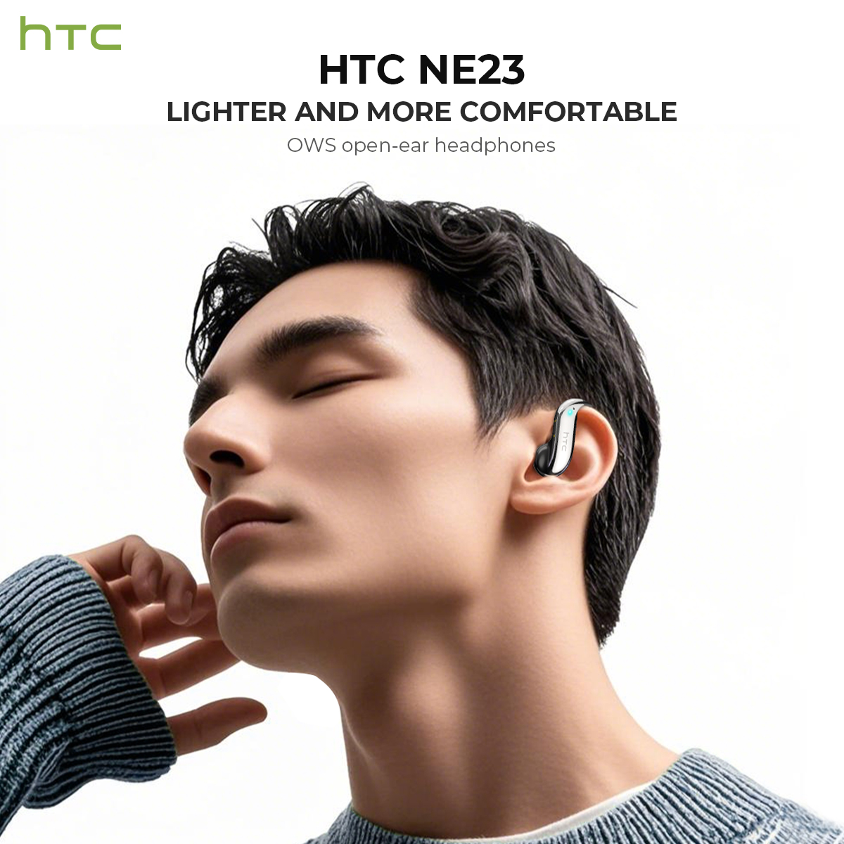 오픈 이어 블루투스 헤드폰 HTC 30시간 재생 무선  - Phone Cases Case 리뷰 및 가격