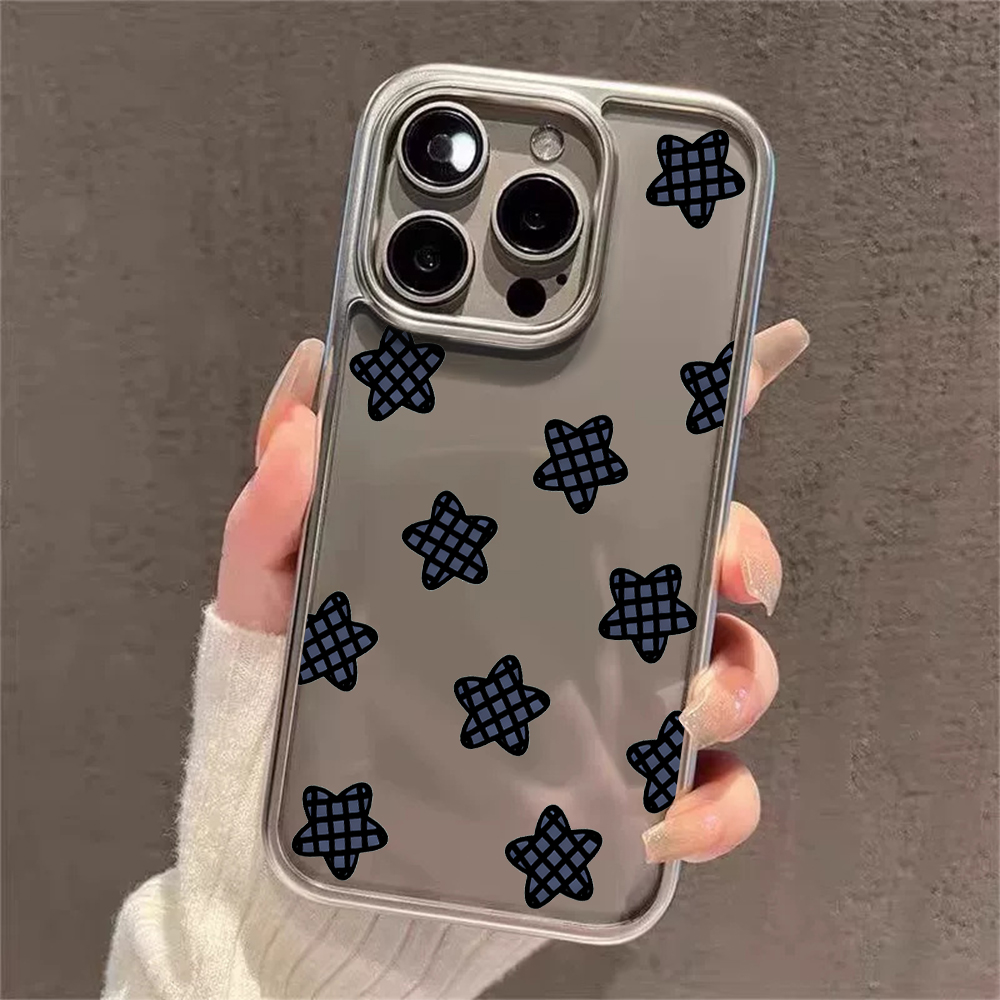 Y2K 스타즈 패션 클리어 케이스 아이폰 15 프로 맥 - Phone Cases Y2K 리뷰 및 가격