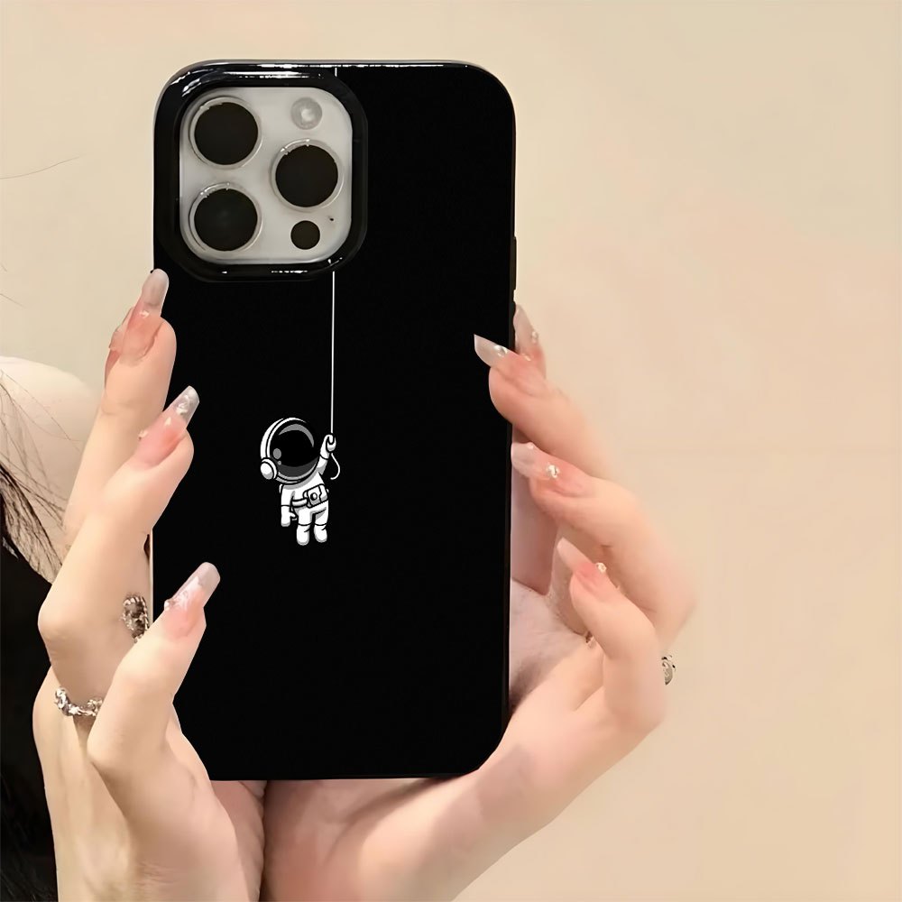 우주인 패턴의 검은색 휴대폰 케이스, 아이폰 18 17 - Phone Cases Drop Proof 리뷰 및 가격