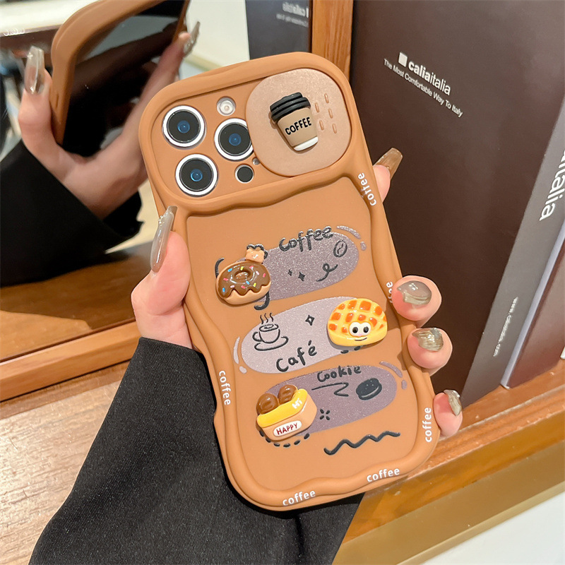 3D 만화 빵 모양 손목 스트랩 웨이브 폰 케이스 (아 - Phone Cases With Camera Cover 리뷰 및 가격