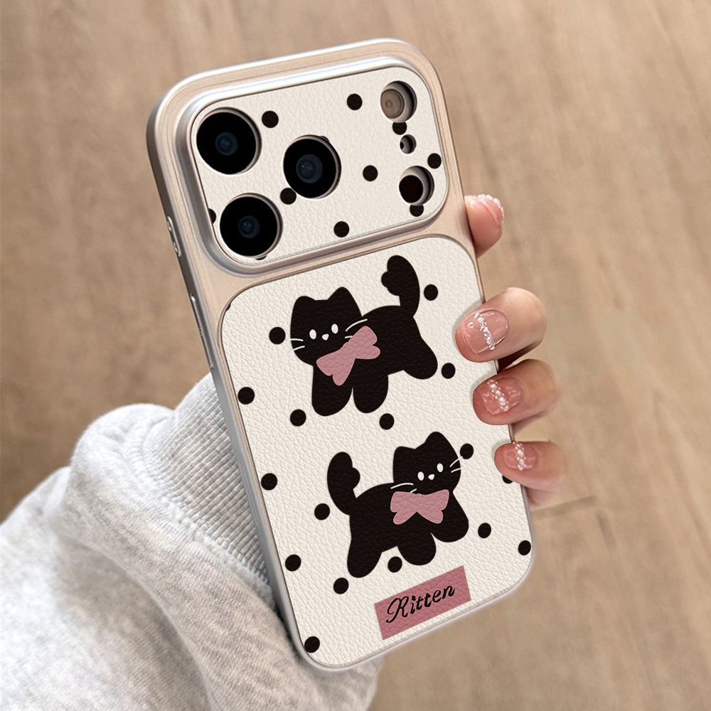귀여운 강아지 가죽 폰 케이스 아이폰 17 프로 맥스  - Phone Cases With Camera Cover 리뷰 및 가격