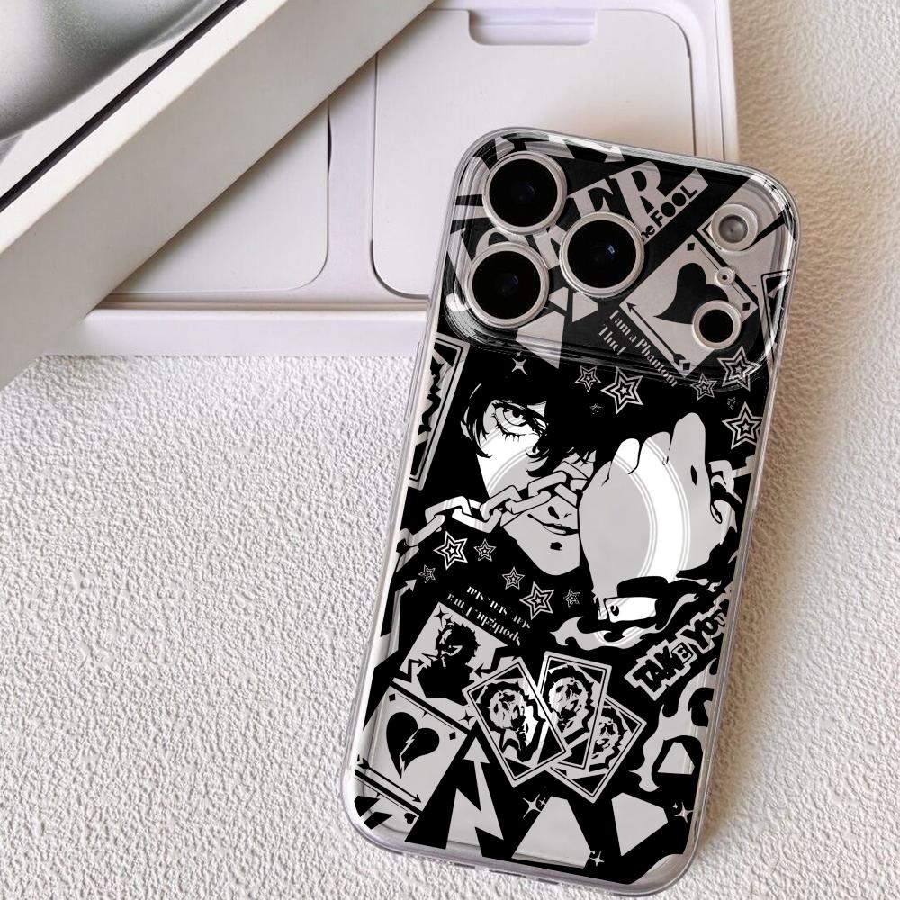 게임 P-페르소나 5 폰 케이스 마그네틱 투명 케이스  - Phone Cases Iphone 15 Pro Max 리뷰 및 가격