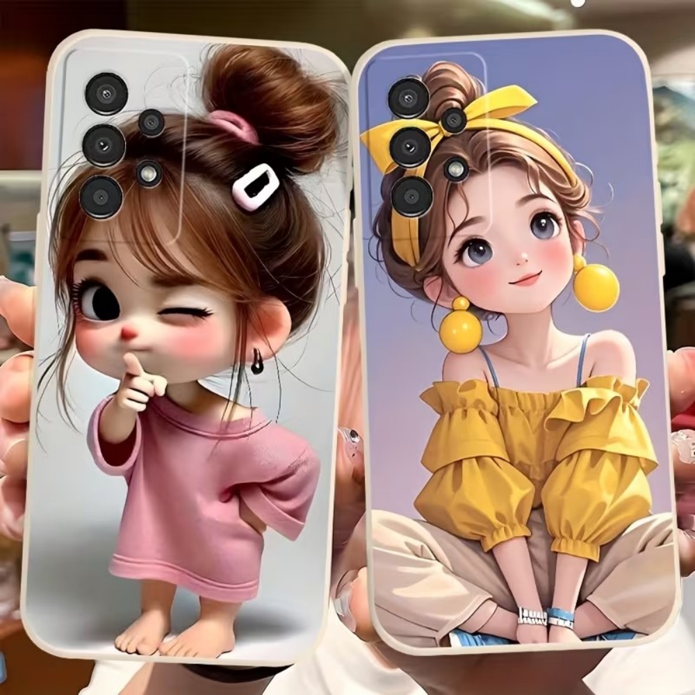 귀여운 만화 소녀 패턴 디자인 삼성 갤럭시 S26 S2 - Phone Cases Girly 리뷰 및 가격