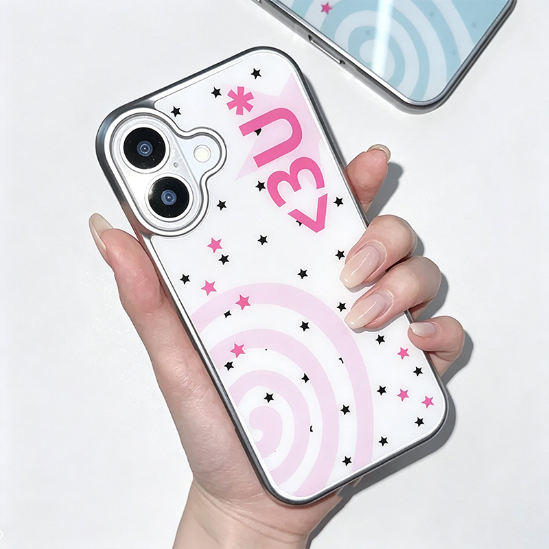 Y2K 크리에이티브 스윗 쿨 민트 블루 스타 볼텍스 폰 - Phone Cases Y2K 리뷰 및 가격