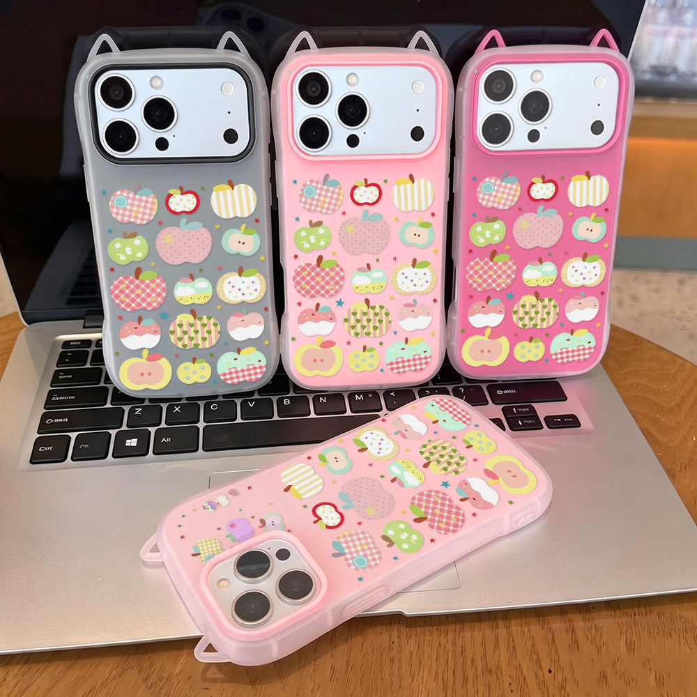 고양이 귀 2-in-1 젤리 쉘 페인팅 폰 케이스 (애 - Phone Cases Girly 리뷰 및 가격