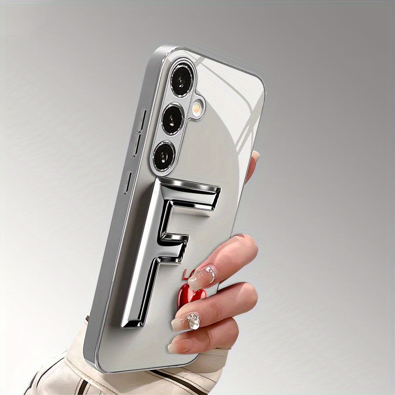 사랑스러운 메탈 문자 F 패턴 유리 폰 케이스, 삼성  - Phone Cases Metal 리뷰 및 가격