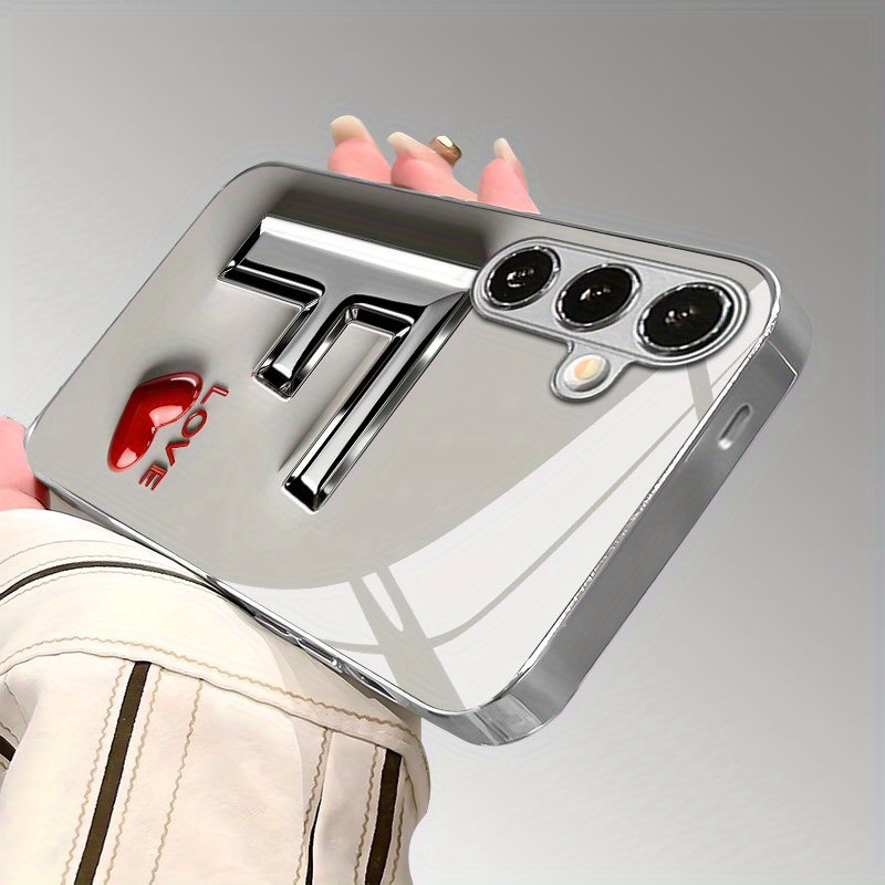 사랑스러운 메탈 문자 F 패턴 유리 폰 케이스, 삼성  - Phone Cases Metal 리뷰 및 가격