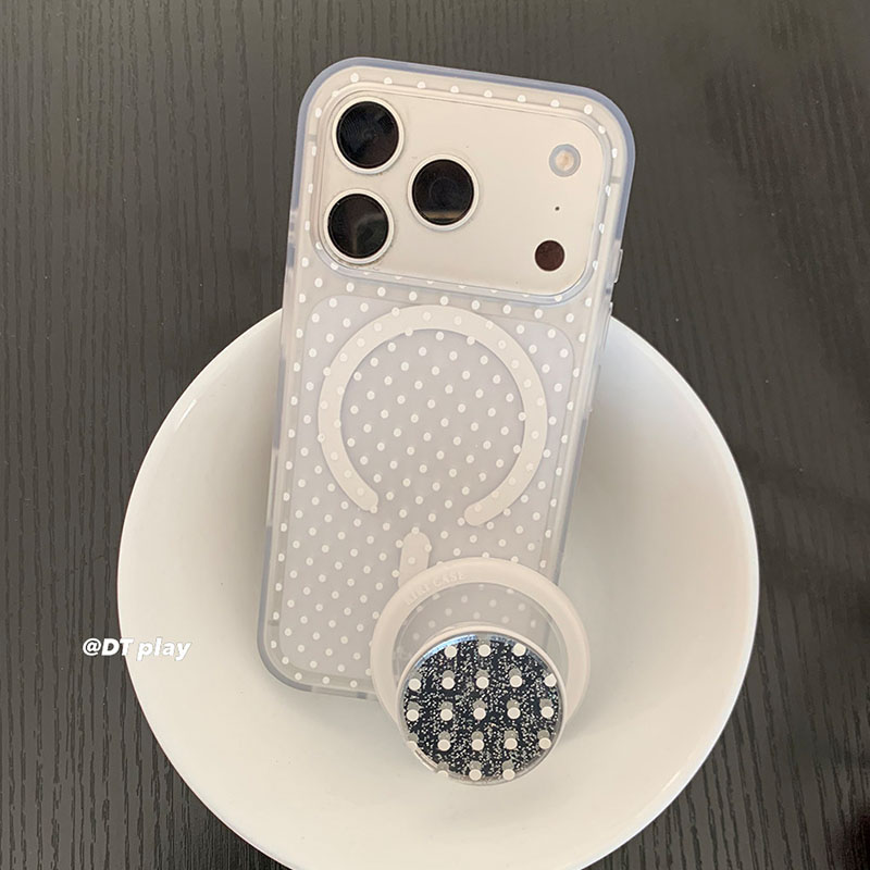 미니멀리스트 폴카 도트 무늬 맥세이프 마그네틱 무광 폰 - Matte Frosted Case 리뷰 및 가격