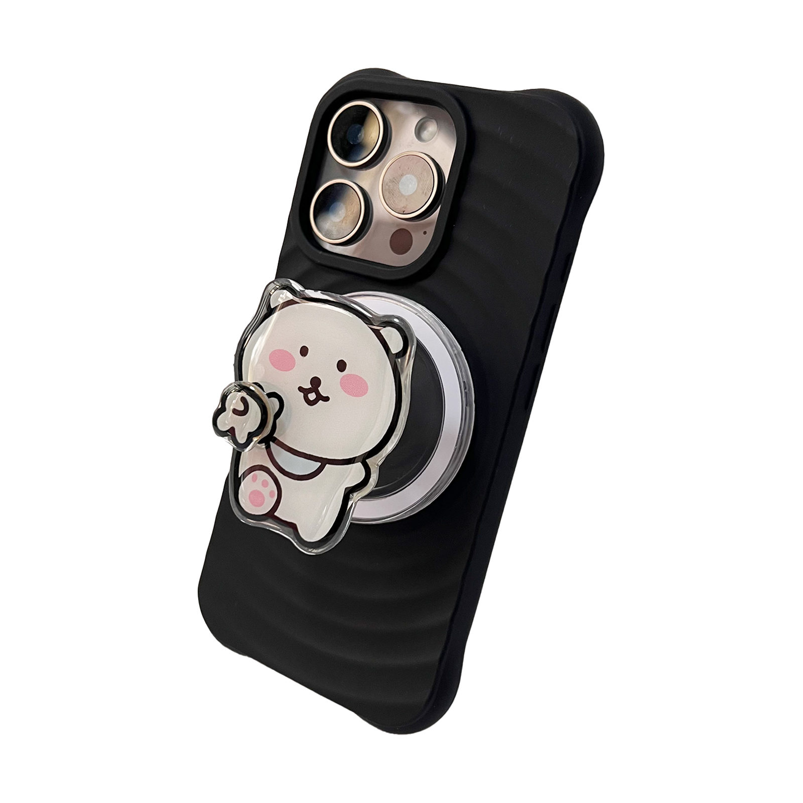 귀여운 360도 회전 워킹 V 베어 폰 홀더, 아이폰  - Phone Cases Louis Vuitton 리뷰 및 가격