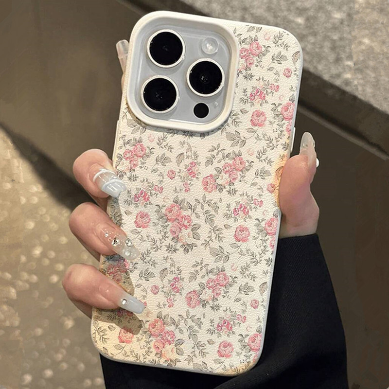 귀여운 소녀 꽃무늬 화이트 클래식 소프트 폰 케이스 아 - Phone Cases Otterbox 리뷰 및 가격