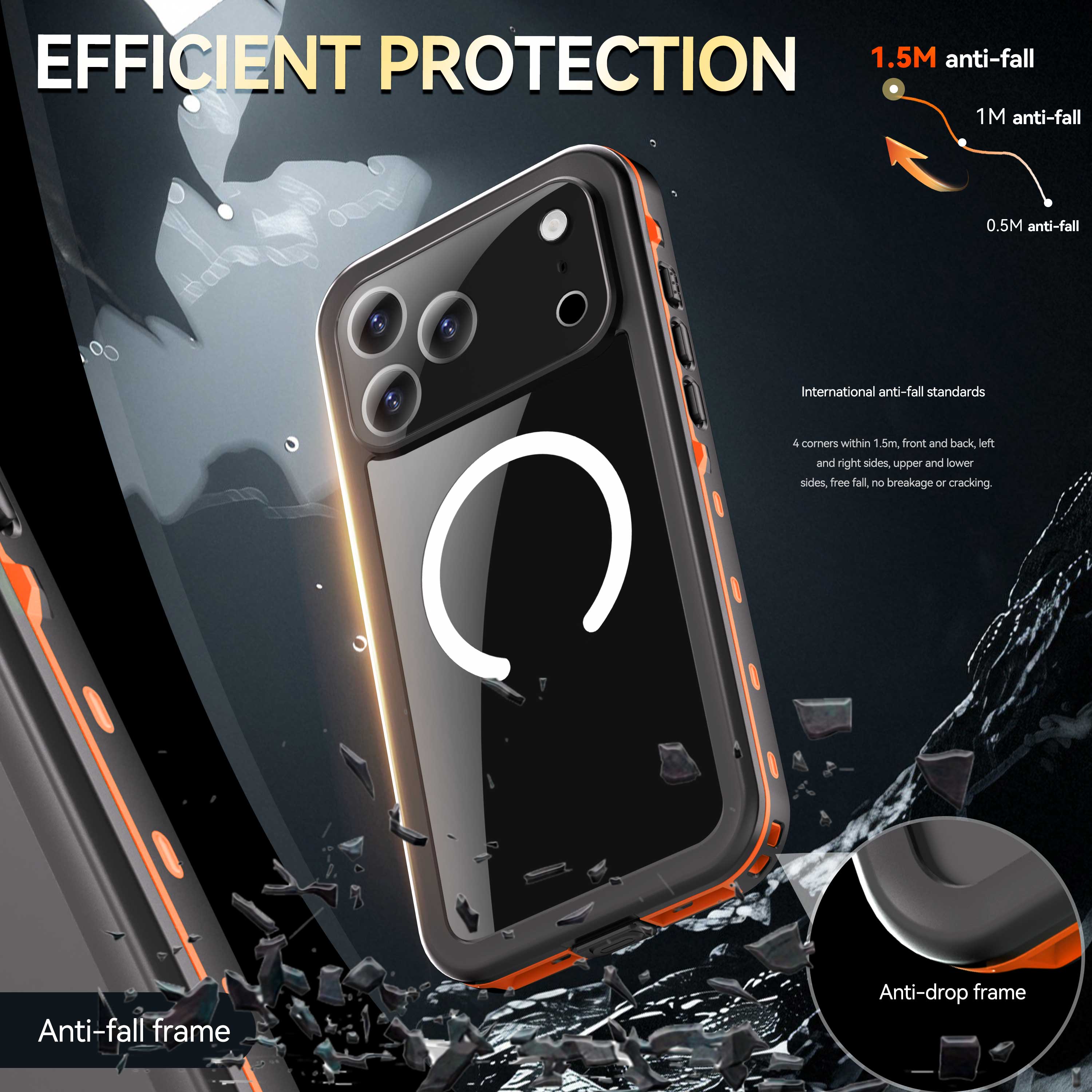 신제품 핫세일 360 °   충격 방지 및 방진 IP6 - Buy Phone Cases 리뷰 및 가격